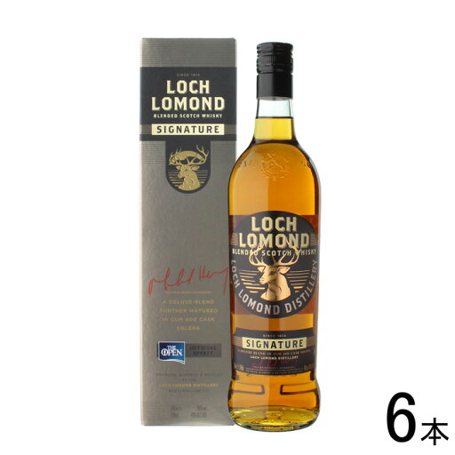 【お酒】【6本】 ロッホローモンド シグネチャー 瓶 700ml×6本 専用箱付 【北海道・沖縄・離島配送不可】 【お酒】【6本】 ロッホローモンド シグネチャー 瓶 700ml×6本 専用箱付 【北海道・沖縄・離島配送不可】