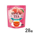 【28個】 名糖産業 ピーチティー 280g×28個 【北海道・沖縄・離島配送不可】