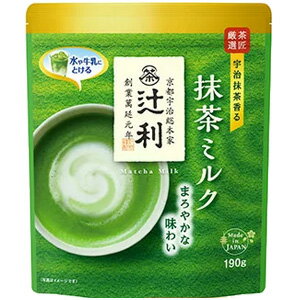  片岡物産 辻利 抹茶ミルク 190g×6袋 