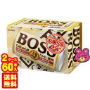 【2ケース】 サントリー BOSS カフェオレ 缶 185g×6本入×5パック×2ケース：合計60本 ボス 【北海道 沖縄 離島配送不可】