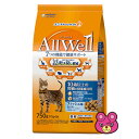 【ペット】 ユニチャーム AllWell 10歳以上の腎臓の健康維持用 フィッシュ味挽き小魚とささみフリーズドライパウダー入り 750g(375g×2袋)×9袋入 【北海道 沖縄 離島配送不可】［HK］ 高齢猫用 ねこ ネコ キャットフード オールウェル