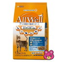 【ペット】 ユニチャーム AllWell 10歳以上の腎臓の健康維持用 フィッシュ味挽き小魚とささみフリーズドライパウダー入り 1.5kg(375g×4袋)×5袋入 【北海道 沖縄 離島配送不可】［HK］ 高齢猫用 ねこ ネコ キャットフード オールウェル