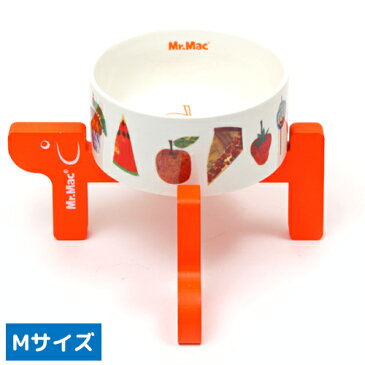 【送料無料】【Mr.mac】【エリックカール】フードボウル（食器）/エリック・カール/スイーツ柄【M：14cm】ペット フードボール ウォーターボウル 餌入れ 水飲み 器 給水器 食器 皿 犬用食器 猫用食器 超小型犬 小型犬 犬用 猫用 icat i dog ホワイトデー/ギフト/プレゼント