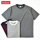 Healthknit short sleeve crew neck Narrow Border T-shirt ヘルスニット 半袖 クルーネック ナローボーダー...