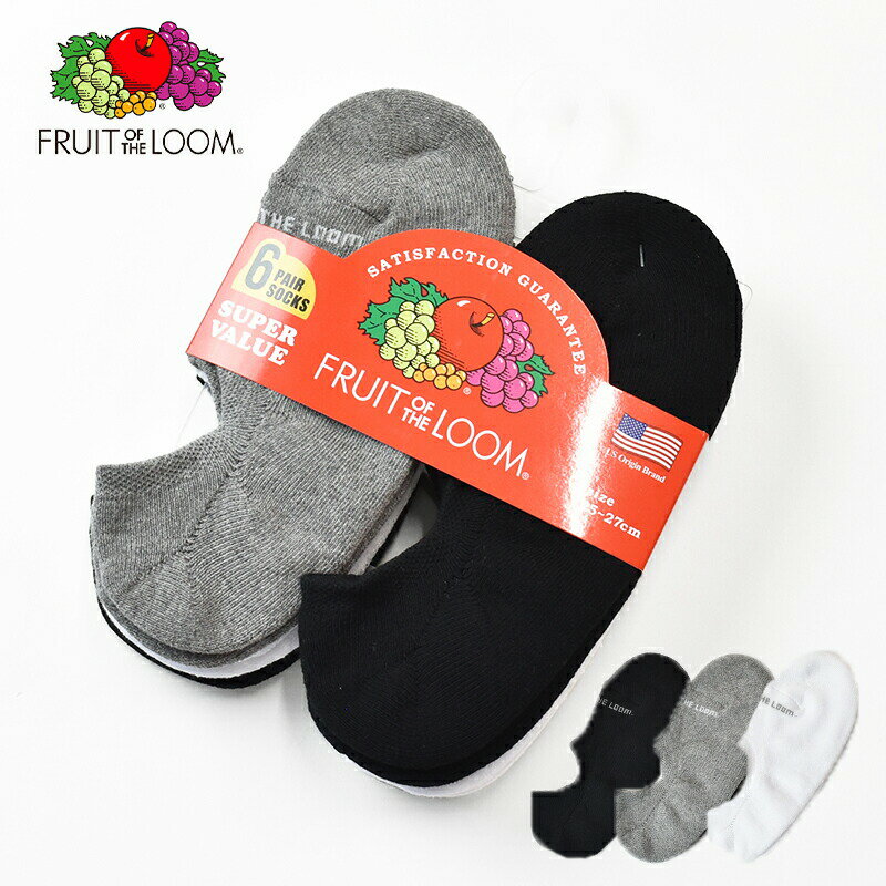 yKizFRUIT OF THE LOOM 6pack SOCKS t[cIuU[ Xj[J[ \bNX n 6g Y fB[X jZbNX C 16183600