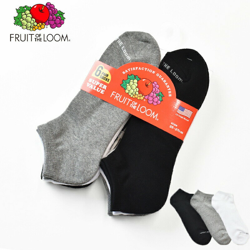 yKizFRUIT OF THE LOOM 6pack SOCKS t[cIuU[ Xj[J[ Ԃ\bNX n 6g Y fB[X jZbNX C 16184000