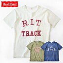 【国内正規品】Healthknit ヘルスニット ヴィンテージ カレッジ プリント Tシャツ メンズ レディース ユニセックス アメカジ S36CL