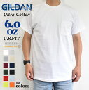 【S~XL】GILDAN Ultra Cotton 6.0oz short Sleeve Pocket T-shirt ギルダン ウルトラコットン 6.0オンス...