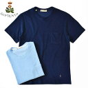 【送料無料】【国内正規品】GUY ROVER pile fabric pocket crewneck short sleeve T-shirt ギローバー パイル素材 ポケット付き クルーネック Tシャツ 3050TC442