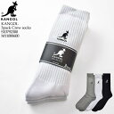 【S/M展開】KANGOL カンゴール 3pack Crew socks 3足組 クルー丈 ソックス メンズ レディース ユニセックス S10792300 M1...