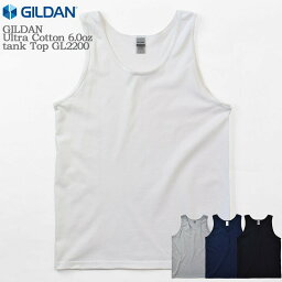 【S~XL】GILDAN ギルダン Ultra Cotton 6.0oz tank Top GL2200 6.0オンス ウルトラコットン タンクトップ ランニング メンズ レディース ユニセックス