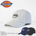 Dickies ディッキーズ DK EMBLEM LOGO kids CAP 80055700 DK エンブレム ロゴ キッズ キャップ ベースボールキャップ アメカジ スケーター ストリート 男児 女児