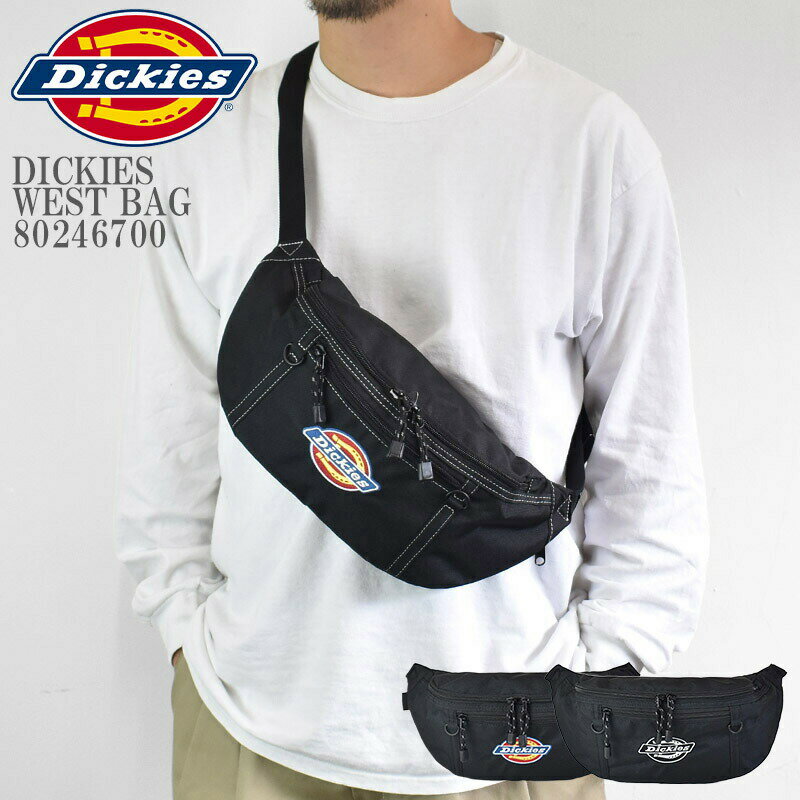 ディッキーズ バッグ メンズ DICKIES ディッキーズ DK WEST BAG 80246700 ロゴ ウエスト バッグ ナイロン ボディバッグ サコッシュ カバン 鞄 メンズ レディース ユニセックス