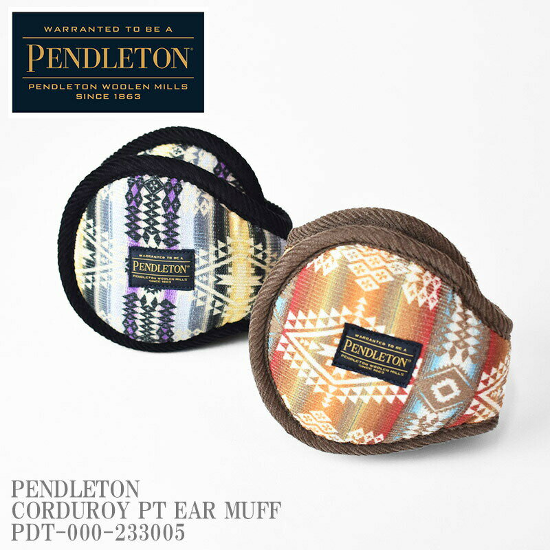 PENDLETON ペンドルトン CORDUROY PT EAR MUFF PDT-000-233005 コーデュロイ ボア イヤー マフ チーフ..