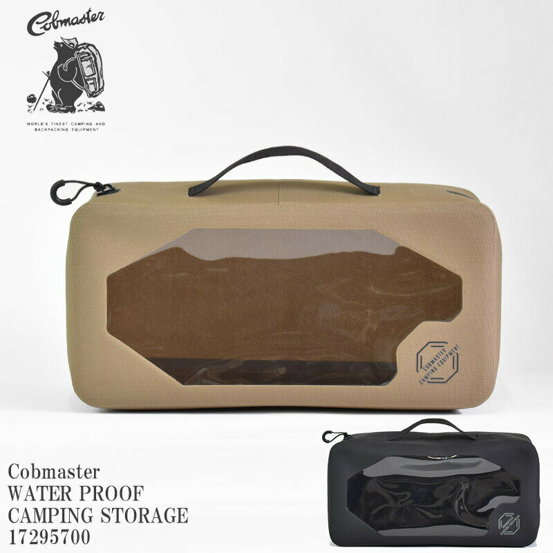 【Lサイズ】Cobmaster コブマスター WATER PROOF CAMPING STORAGE BAG 17295700 ウォータープルーフ キャンピング ポーチ ストレージ 撥水 ベア ロゴ かわいい アウトドア 多目的 メンズ レディース ユニセックス