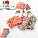 【23cm〜25cm】FRUIT OF THE LOOM フルーツ オブ ザ ルーム FTL neon border pile quarter Socks 16...