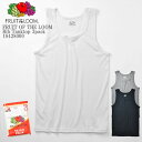 【VALUE PACK】FRUIT OF THE LOOM フルーツ オブ ザ ルーム FTL Rib Tanktop 3pack 18428000 リブタンクトップ ランニング 3枚組 メンズ レディース ユニセックス