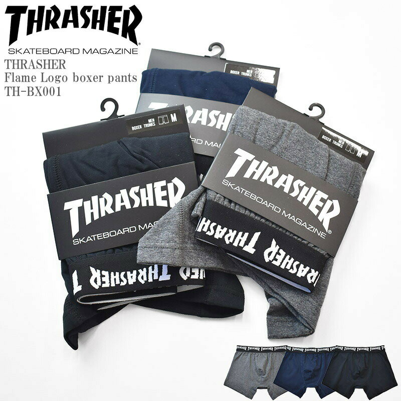 THRASHER XbV[ plain boxer pants TH-BX001 {NT[pc pc S n bh ubN lCr[ `R[ XP[^[ Xg[g Y fB[X jZbNX v[g