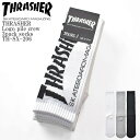 THRASHER スラッシャー Logo pile crew 3pack socks TH-SX-206 ロゴ 底パイル クルー丈 ソックス 3足組 スケーター...