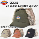 Dickies ディッキーズ DK EX FUR EARMUFF JET CAP 80680800 ファー イヤーマフ ジェットキャップ アイコン アメカジ ス...