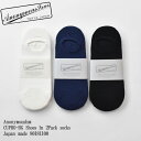 AnonymousIsm アノニマスイムズ CUPRO-HG Shoes In 2Pack socks Japan made 80181100 2足組 キュプラ ウール シューズイン ソックス 日本製 ユニセックス