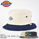 Dickies ディッキーズ DK EX ICON TWO TONE BUCKET HAT 80313500 アイコン 2トーン ロゴ バケットハット エンブレ...