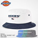 Dickies ディッキーズ DK EX BIO WASH BUCKET HAT 80314200 ビオ ウォッシュ ワッペン ロゴ バケットハット エンブレム...