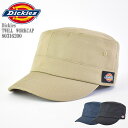Dickies ディッキーズ EX DK TWILL WORKCAP 80316200 ツイル ワークキャップ メンズ レディース ユニセックス