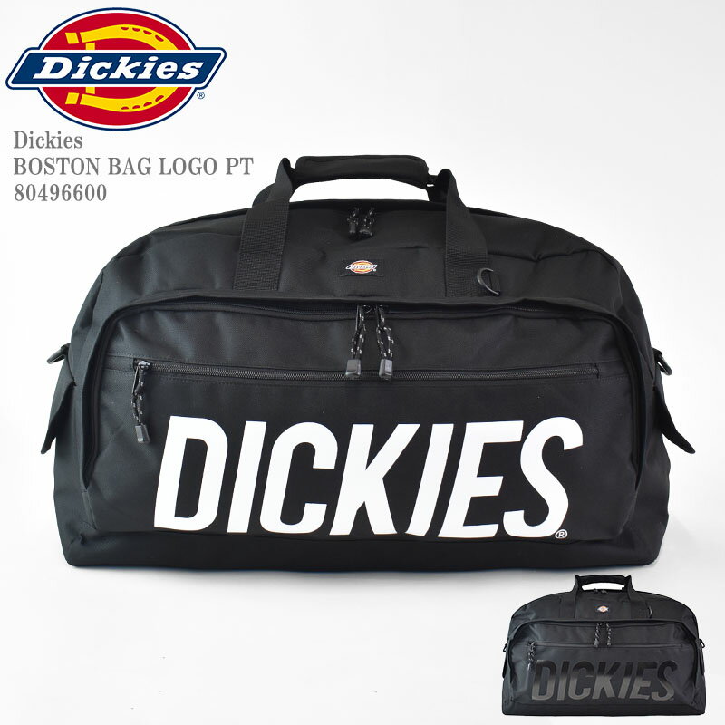 Dickies ディッキーズ DK BIG BOSTON BAG LOGO PT 80496600 ビッグ ボストン バッグ アイコン ロゴ 45L 通勤 通学 旅行 部活 合宿 メンズ レディース ユニセックス