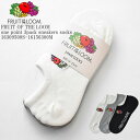 【S/M展開】FRUIT OF THE LOOM フルーツオブザルーム SN FTL one point 3pack sneakers socks 163095...