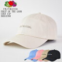 FRUIT OF THE LOOM フルーツ オブ ザ ルームFTL LOGO CAP 80314700 コットン ロゴ ベースボールキャップ ワンポイント 刺...