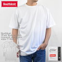 【2枚組】Healthknit ヘルスニット 2Pack Made in U.S.A crewneck shortsleeve white T-Shirt 27...