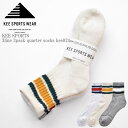 KEE SPORTS キースポーツ 3line 3pack quarter socks kes024 3ライン ボーダー クォーターソックス 靴下 3足組 底パ...