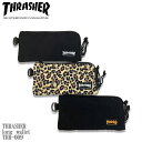 THRASHER スラッシャー long wallet THR-009 ロングウォレット カードケース コインケース ロゴ カラビナ スケーター ファイヤーロゴ メンズ レディース ユニセックス