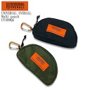 UNIVERSAL OVERALL ユニバーサル オーバーオール Multi pouch UV499QG マルチポーチ 財布 コイン ケース カード アメカジ ストリート メンズ レディース ユニセックス ブラック カーキ