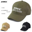 AVIREX アビレックス AX NUMBERING FULLCAP 14534000 ナンバーリング フルキャップ ベースボールキャップ キャップ アメカジ 帽子 プレゼント ミリタリー メンズ レディース ユニセックス