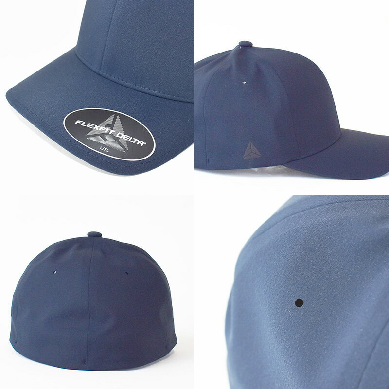 FLEXFIT フレックスフィット Yupoong FLEXFIT DELTA Cap FL018 フレックスフィット デティール キャップ 帽子 ユーポン社 メンズ レディース ユニセックス