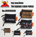 toy machine トイマシーン TM SQUARE COIN PURSE 80999600 スクエア コインパース ウォレット 財布 ロゴ ワンポイント 無地 スケーター ストリート メンズ レディース ユニセックス プレゼント