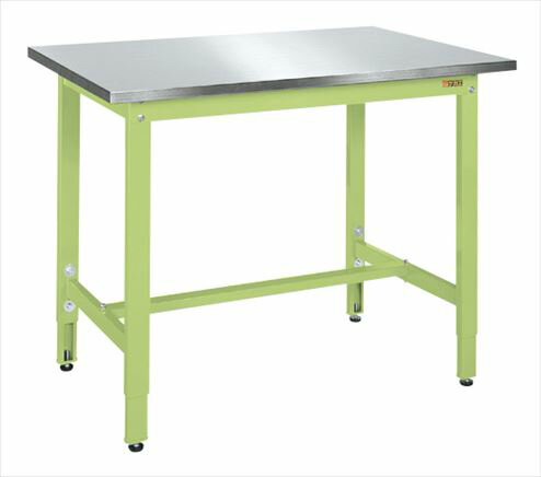 サカエ 軽量高さ調整作業台TKK8タイプ（ステンレスカブセ天板） TKK8-187HCSU4 040494 【法人向け 個人宅配送不可】