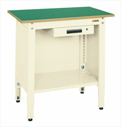 サカエ 一人用作業台（高さ調整タイプ） TCP-126AI 038314 ※法人向け 個人宅配送不可