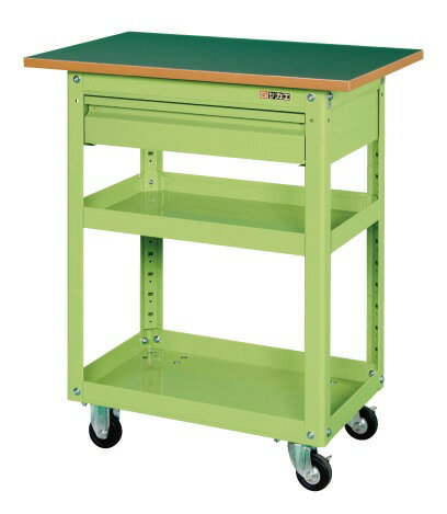 スーパーワゴン（天板付・1段引出し付） EMR-1CTJ 023862 ※法人向け 個人宅配送不可