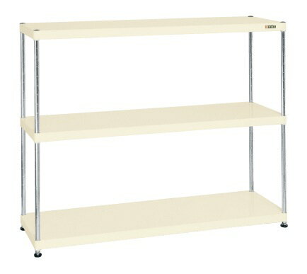 ニューCSパールラック（均等耐荷重75kg／段・3段タイプ） CSPRA-1213I 028454 ※法人向け 個人宅配送不可