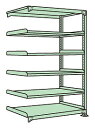 【送料都度見積 】サカエ 中量棚NL型(300kg/段・連結・高さ2400mm・6段) NL-3756R 172300 ※法人向け 個人宅配送不可
