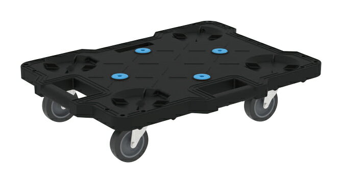 【要送料】 サカエキャリー（エラストマー車） SCR-B400EKBK 212381 ※法人向け 個人宅配送不可