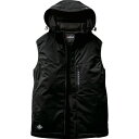 BURTLE ストレッチフーディ防寒ベスト3264−35−XLブラック 3264-35-XL