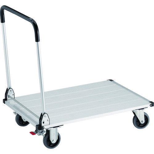 TRUSCO アルミ台車 アルパカート 300kgタイプ 折りたたみ 900×600mm ストッパー付 AL31-0960S ※メーカー直送品