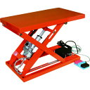 【納期都度見積】 TRUSCO テーブルリフト100kg(電動Bねじ式100V)520×850mm HDL-L1058R-12 ※メーカー直送品(4)