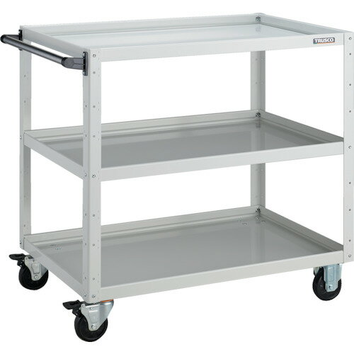 TRUSCO ツールワゴン イーグルワゴン 900X600XH880 3段 ホワイト EGW-993-W