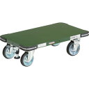 TRUSCO 鋼鉄製平台車 800X450 Φ150ブレーキ付きプレス車 ロックストッパー付 PHT-8045H-150SS ※メーカー直送品(4)