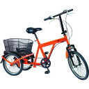 TRUSCO 災害時用ノーパンク三輪自転車 ハザードランナートライ THR5503